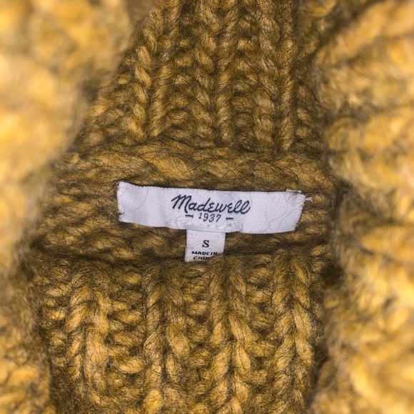 Madewell Women's Gold Turtleneck Sweater Size S - Picture 4 of 4